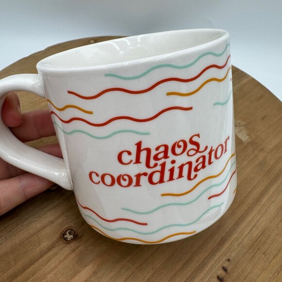 Parker Lane Stoneware "chaos Coordinator" Ceramic Coffee Mug - Picture 1 of 6